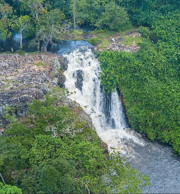 Ssezibwa Falls in Uganda is 43 kilometers east of Kampala capital city along the Kampala-Jinja Highway found in Mukono district