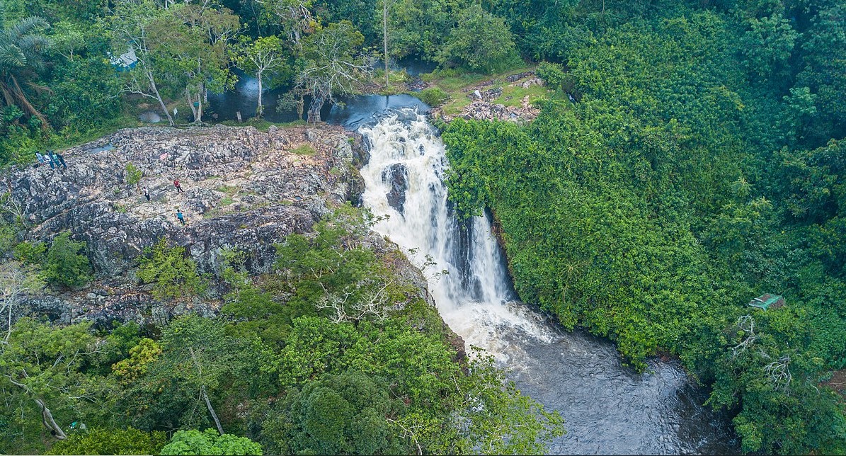 Ssezibwa Falls in Uganda is 43 kilometers east of Kampala capital city along the Kampala-Jinja Highway found in Mukono district