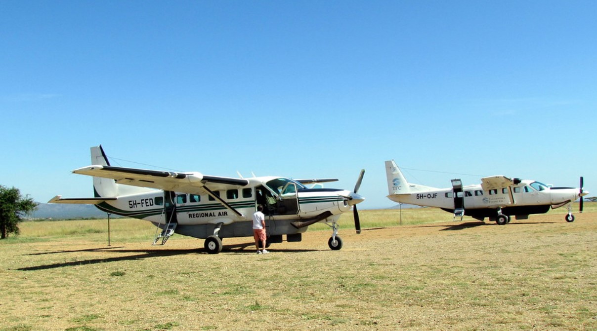 Domestic Flights to Mweya Airstrip: One of Uganda's smaller domestic airstrips situated in the western region of Uganda in the most popular national park